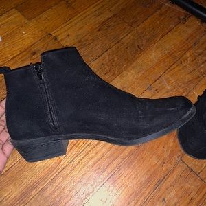 Black ankle boots